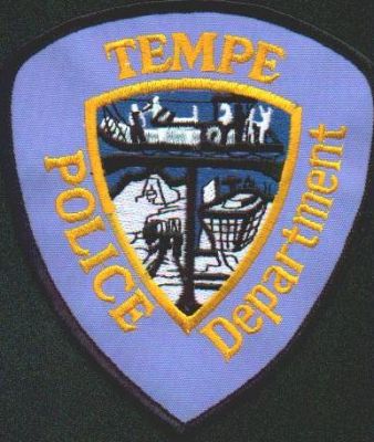 Tempe Police Department
Thanks to EmblemAndPatchSales.com for this scan.
Keywords: arizona