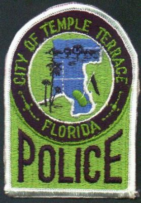 Temple Terrace Police
Thanks to EmblemAndPatchSales.com for this scan.
Keywords: florida city of