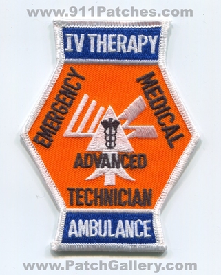 Tennessee State Emergency Medical Technician EMT Advanced Ambulance IV Therapy EMS Patch (Tennessee)
Scan By: PatchGallery.com
Keywords: certified licensed registered e.m.t. services e.m.s.