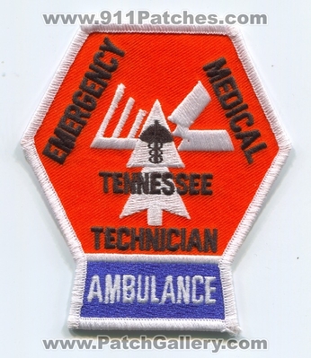 Tennessee State Emergency Medical Technician EMT Ambulance EMS Patch (Tennessee)
Scan By: PatchGallery.com
Keywords: certified
