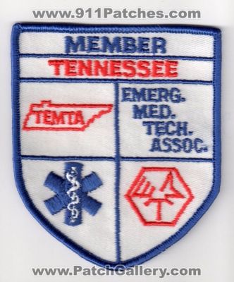 Tennessee Emergency Medical Technician Association Member (Tennessee)
Thanks to Jack Bol for this scan.
Keywords: emerg. med. tech. assoc. ems temta