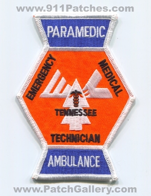 Tennessee State Emergency Medical Technician EMT Paramedic Ambulance EMS Patch (Tennessee)
Scan By: PatchGallery.com
Keywords: Certified Licensed Registered E.M.T. Services E.M.S.
