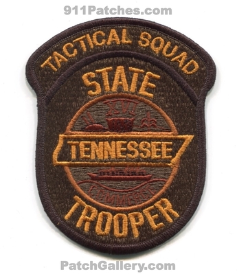 Tennessee State Trooper Tactical Squad Patch (Tennessee)
Scan By: PatchGallery.com
Keywords: highway patrol police