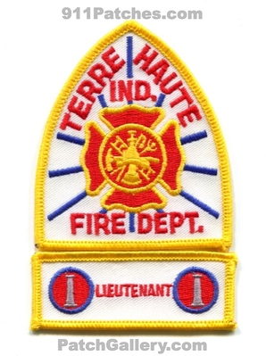Terre Haute Fire Department Lieutenant Patch (Indiana)
Scan By: PatchGallery.com
