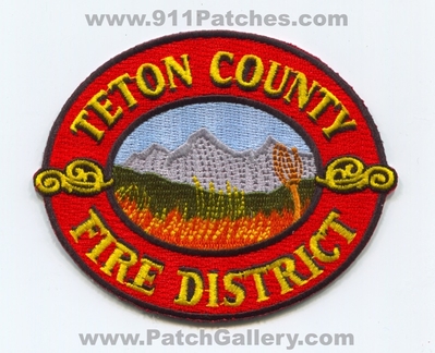 Teton County Fire District Patch (Idaho)
Scan By: PatchGallery.com
Keywords: co. dist. department dept.