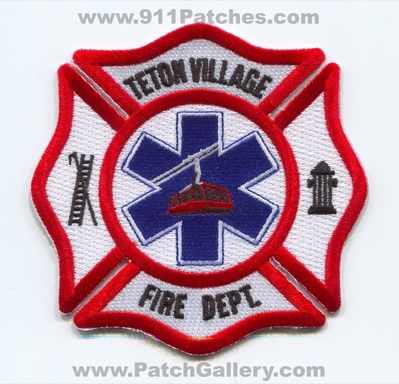 Teton Village Fire Department Patch (Wyoming)
Scan By: PatchGallery.com
[b]Patch Made By: 911Patches.com[/b]
Keywords: dept.