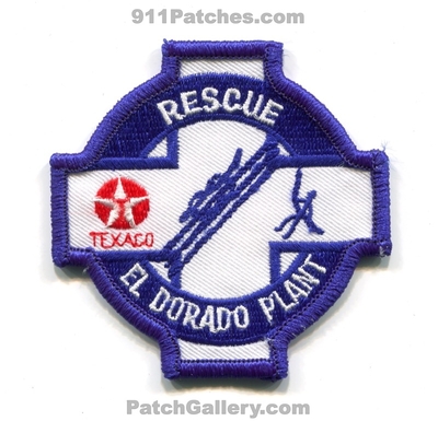 Texaco El Dorado Plant Rescue Patch (Kansas)
Scan By: PatchGallery.com
Keywords: oil gas petroleum eldorado ert