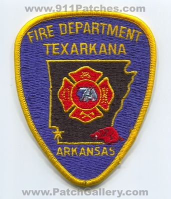 Texarkana Fire Department Patch (Arkansas)
Scan By: PatchGallery.com
Keywords: dept.