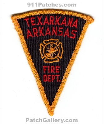 Texarkana Fire Department Patch (Arkansas)
Scan By: PatchGallery.com
Keywords: dept.