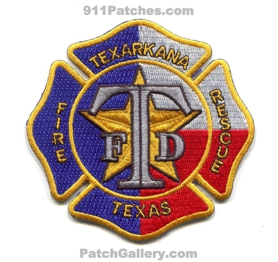 Texarkana Fire Rescue Department Patch (Texas)
Scan By: PatchGallery.com
Keywords: dept.