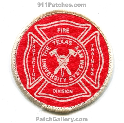 Texas A&M University System Fire Protection Training Division Patch (Texas)
Scan By: PatchGallery.com
Keywords: the a and m
