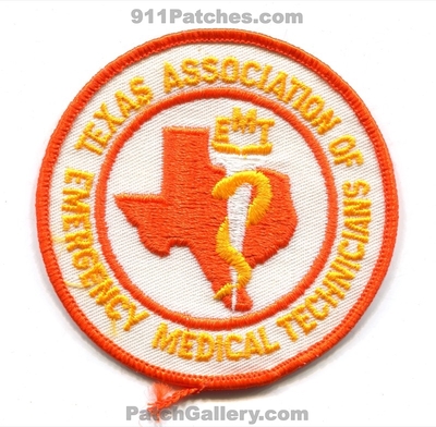 Texas Association of Emergency Medical Technicians EMTs Patch (Texas)
Scan By: PatchGallery.com
Keywords: assn. ems ambulance