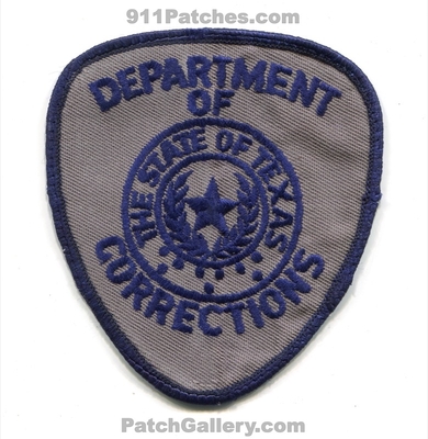 Texas State Department of Corrections DOC Patch (Texas)
Scan By: PatchGallery.com
Keywords: dept.