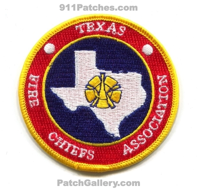 Texas Fire Chiefs Association Patch (Texas)
Scan By: PatchGallery.com
