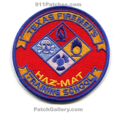 Texas Firemens Training School HazMat Patch (Texas)
Scan By: PatchGallery.com
Keywords: fire department dept. haz-mat hazardous materials teex