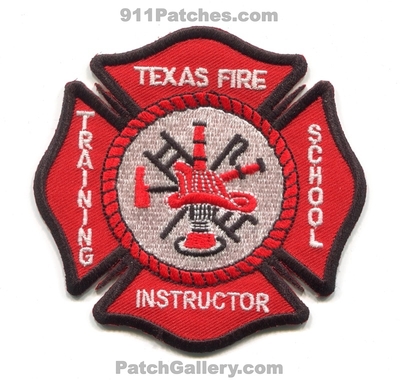 Texas Fire Training School Instructor Patch (Texas)
Scan By: PatchGallery.com
Keywords: firemens academy teex