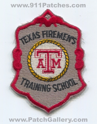 Texas Firemens Training School Fire Academy A&M University Patch (Texas)
Scan By: PatchGallery.com
Keywords: a and m teex