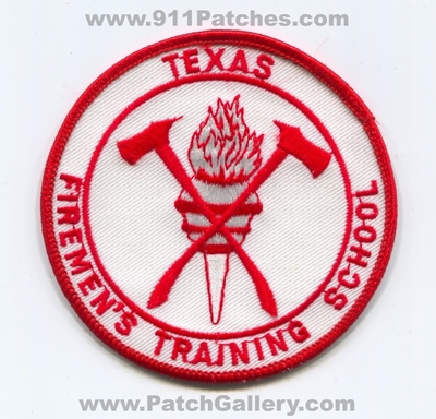 Texas Firemens Training School Fire Patch (Texas)
Scan By: PatchGallery.com
Keywords: academy teex