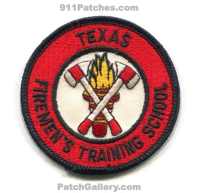 Texas Firemens Training School Patch (Texas)
Scan By: PatchGallery.com
Keywords: fire department dept. teex academy