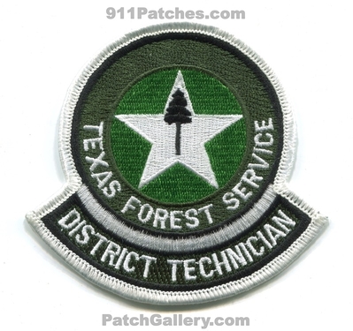 Texas Forest Service District Technician Patch (Texas)
Scan By: PatchGallery.com
Keywords: dist.