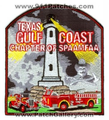 Texas Gulf Coast Chapter of SPAAMFAA Patch (Texas)
Scan By: PatchGallery.com
Keywords: Society for the Preservation and & Appreciation of Antique Motor Fire Apparatus in America The Antique Fire Apparatus Club of America