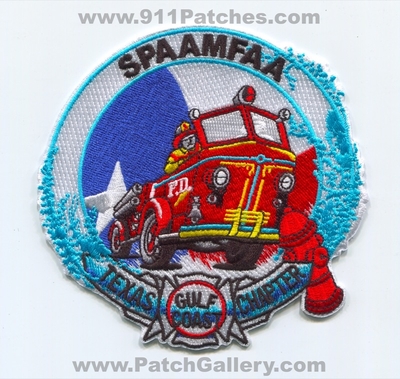 Texas Gulf Coast Chapter of SPAAMFAA Fire Patch (Texas)
Scan By: PatchGallery.com
Keywords: The Society for the Preservation and Appreciation of Antique Motor Fire Apparatus in America S.P.A.A.M.F.A.A. Club Fire Fighting History