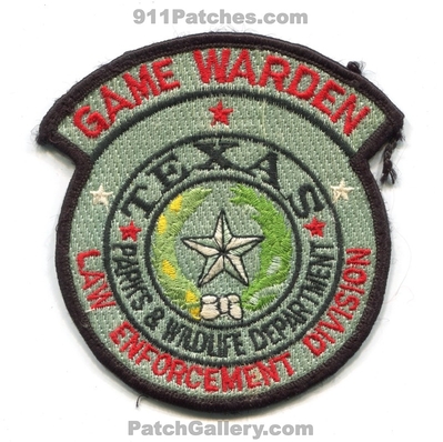 Texas Parks and Wildlife Department Game Warden Patch (Texas)
Scan By: PatchGallery.com
Keywords: dept. law enforcement division ranger