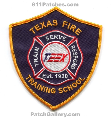 Texas Fire Training School TEEX Patch (Texas)
Scan By: PatchGallery.com
Keywords: serve respond est. 1930 a&m university system