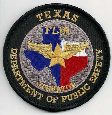 Texas Department of Public Safety FLIR Operator
Thanks to EmblemAndPatchSales.com for this scan.
Keywords: police dps helicopter
