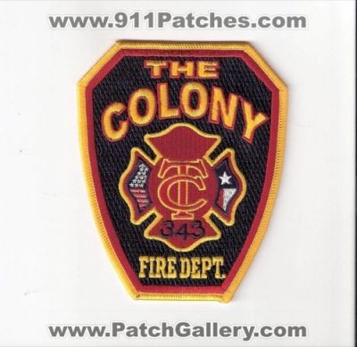 The Colony Fire Department (Texas)
Thanks to Bob Brooks for this scan.
Keywords: dept.