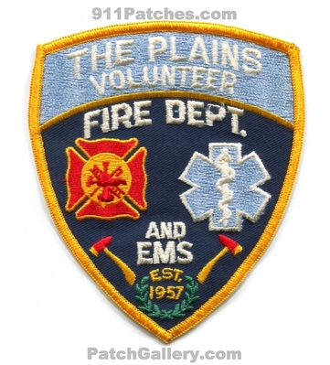 The Plains Volunteer Fire Department and EMS Patch (Ohio)
Scan By: PatchGallery.com
Keywords: vol. dept. est. 1957
