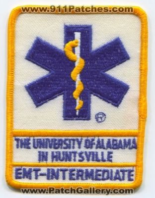 The University of Alabama in Huntsville EMT Intermediate (Alabama)
Scan By: PatchGallery.com
Keywords: ems ambulance
