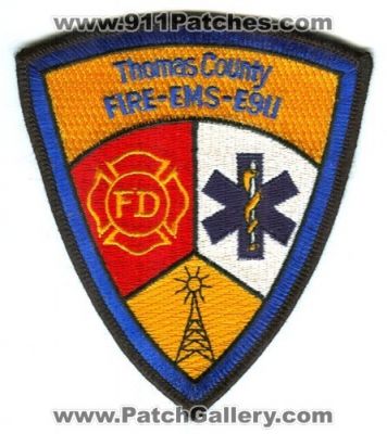 Thomas County Fire EMS E911 Dispatch (Georgia)
Scan By: PatchGallery.com
Keywords: department fd communications