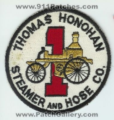 Thomas Honohan Fire Steamer and Hose Company 1 (New York)
Thanks to Mark C Barilovich for this scan.
Keywords: & co.