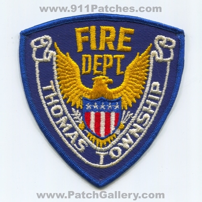 Thomas Township Fire Department Patch (Michigan)
Scan By: PatchGallery.com
Keywords: twp. dept.