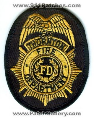 Thornton Fire Department Patch (Colorado)
[b]Scan From: Our Collection[/b]
Keywords: fd