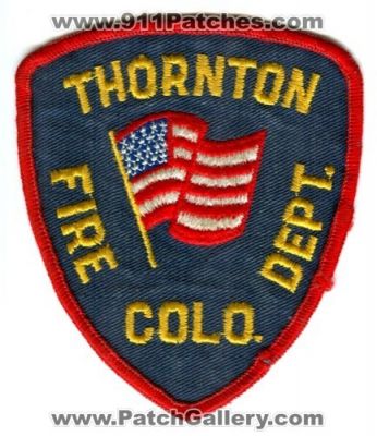 Thornton Fire Department Patch (Colorado)
[b]Scan From: Our Collection[/b]
Keywords: dept. colo.