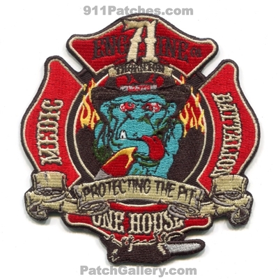 Thornton Fire Department Station 71 Patch (Colorado)
[b]Scan From: Our Collection[/b]
Keywords: dept. engine medic ambulance battalion chief company co. one house protecting the pit