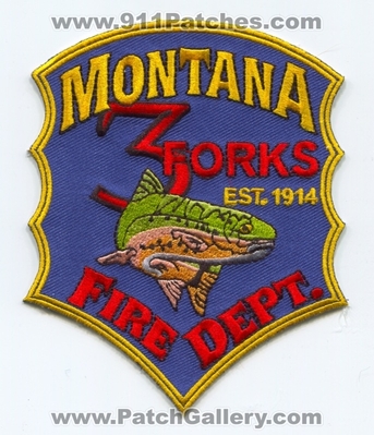 Three Forks Fire Department Patch (Montana)
Scan By: PatchGallery.com
Keywords: 3 dept.