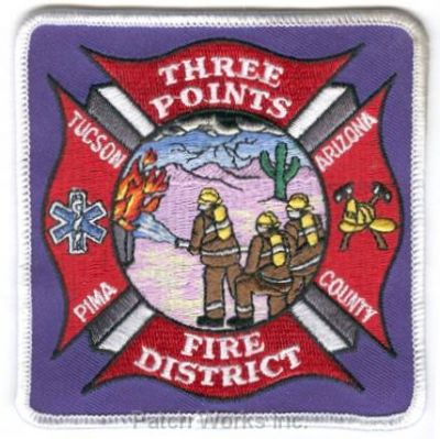 Three Points Fire District (Arizona)
Thanks to zwpatch.ca for this scan.
Keywords: tucson pima county