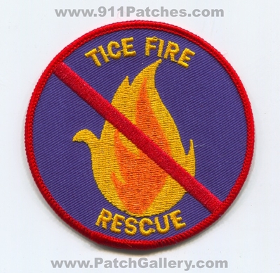 Tice Fire Rescue Department Patch (Florida)
Scan By: PatchGallery.com
Keywords: dept.