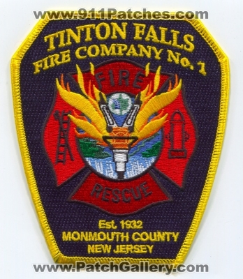 Tinton Falls Fire Company Number 1 Patch (New Jersey)
Scan By: PatchGallery.com
[b]Patch Made By: 911Patches.com[/b]
Keywords: co. no. #1 rescue department dept. monmouth county co.