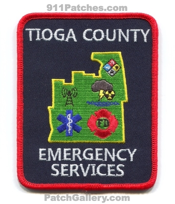 Tioga County Emergency Services Fire EMS Patch (New York)
Scan By: PatchGallery.com
Keywords: co. es department dept. ambulance