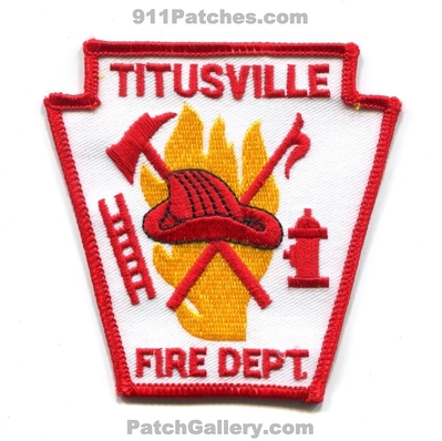 Titusville Fire Department Patch (Pennsylvania)
Scan By: PatchGallery.com
Keywords: dept.
