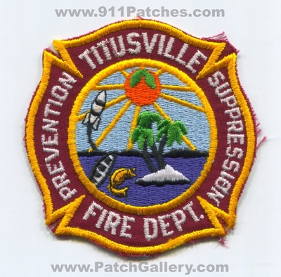 Titusville Fire Department Patch (Florida)
Scan By: PatchGallery.com
Keywords: dept. prevention suppression
