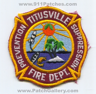 Titusville Fire Department Patch (Florida)
Scan By: PatchGallery.com
Keywords: dept. prevention suppression