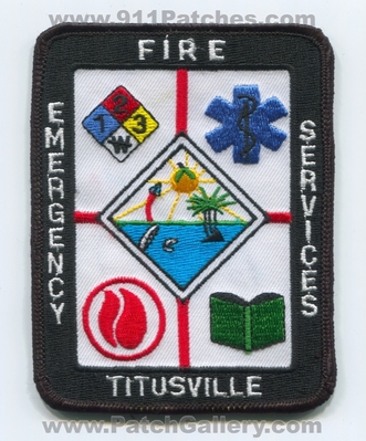 Titusville Fire Department Emergency Services ES Patch (Florida)
Scan By: PatchGallery.com
Keywords: dept.