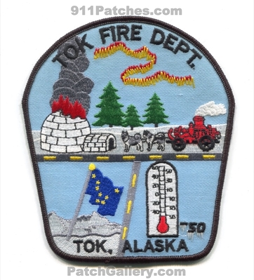 Tok Fire Department Patch (Alaska)
Scan By: PatchGallery.com
Keywords: dept.