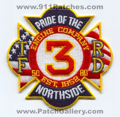 Toledo Fire Rescue Department Engine Company 3 Patch (Ohio)
Scan By: PatchGallery.com
Keywords: tfrd dept. co. number no. #3 50 80 pride of the northside est. 1852