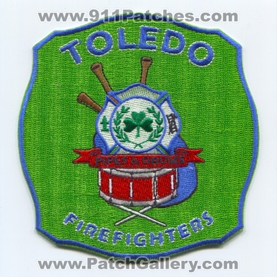 Toledo Firefighters Pipes and Drums Patch (Ohio)
Scan By: PatchGallery.com
Keywords: fire department dept. &